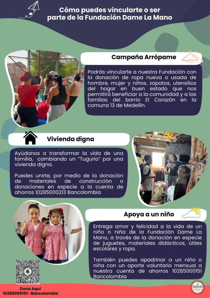 Imagen 3 del boletín que expone las noticias importantes, campaña "Arrópame", vivienda digna y apoyo a un niño.