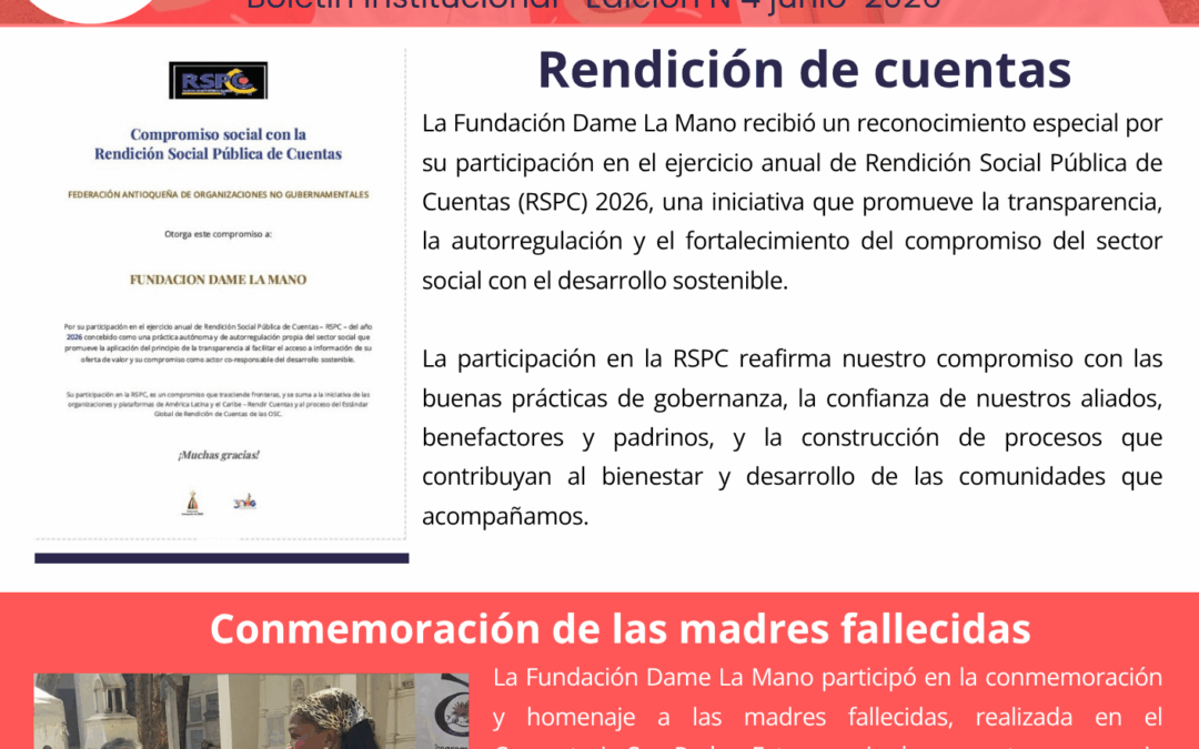 Boletín Institucional Mayo-Edición 4